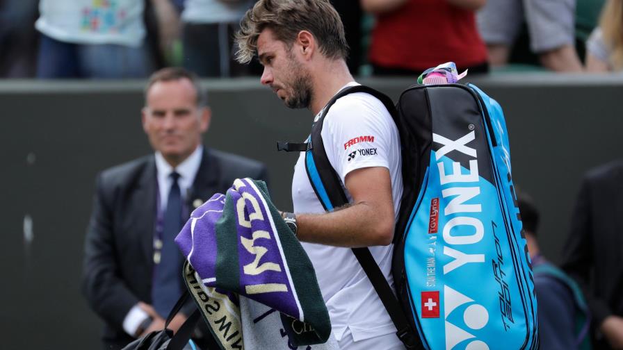 Siguen sorpresas en Wimbledon, ahora con Wawrinka fuera