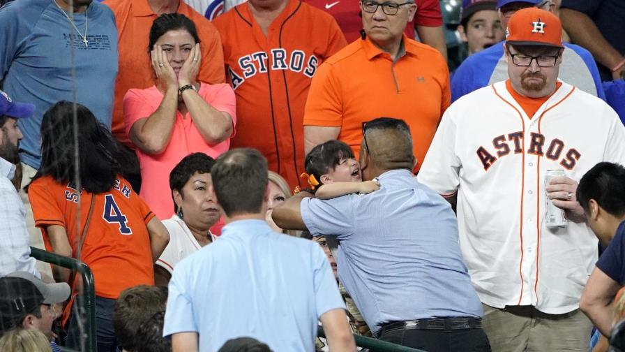 Astros resuelven caso de niña golpeada por bola de foul