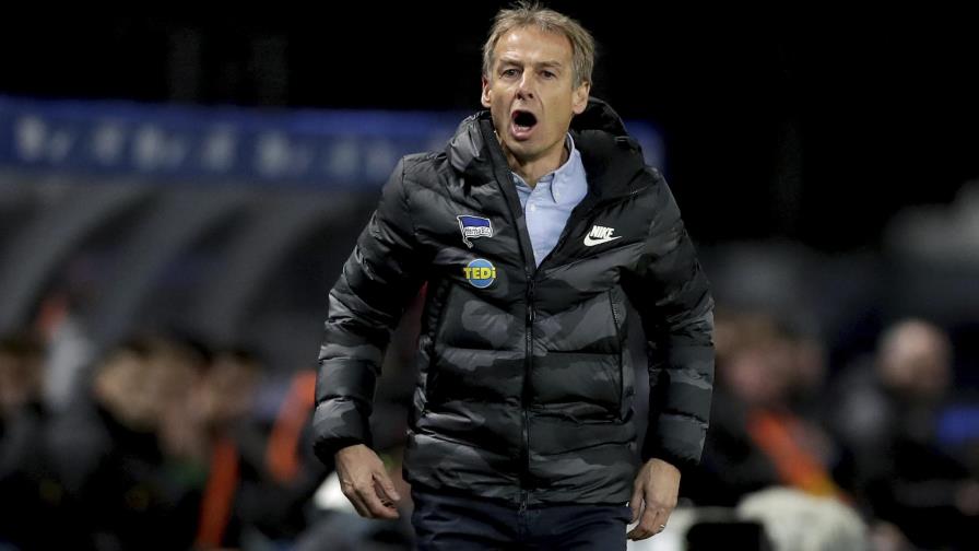 Klinsmann renuncia tras apenas 9 partidos como DT del Hertha