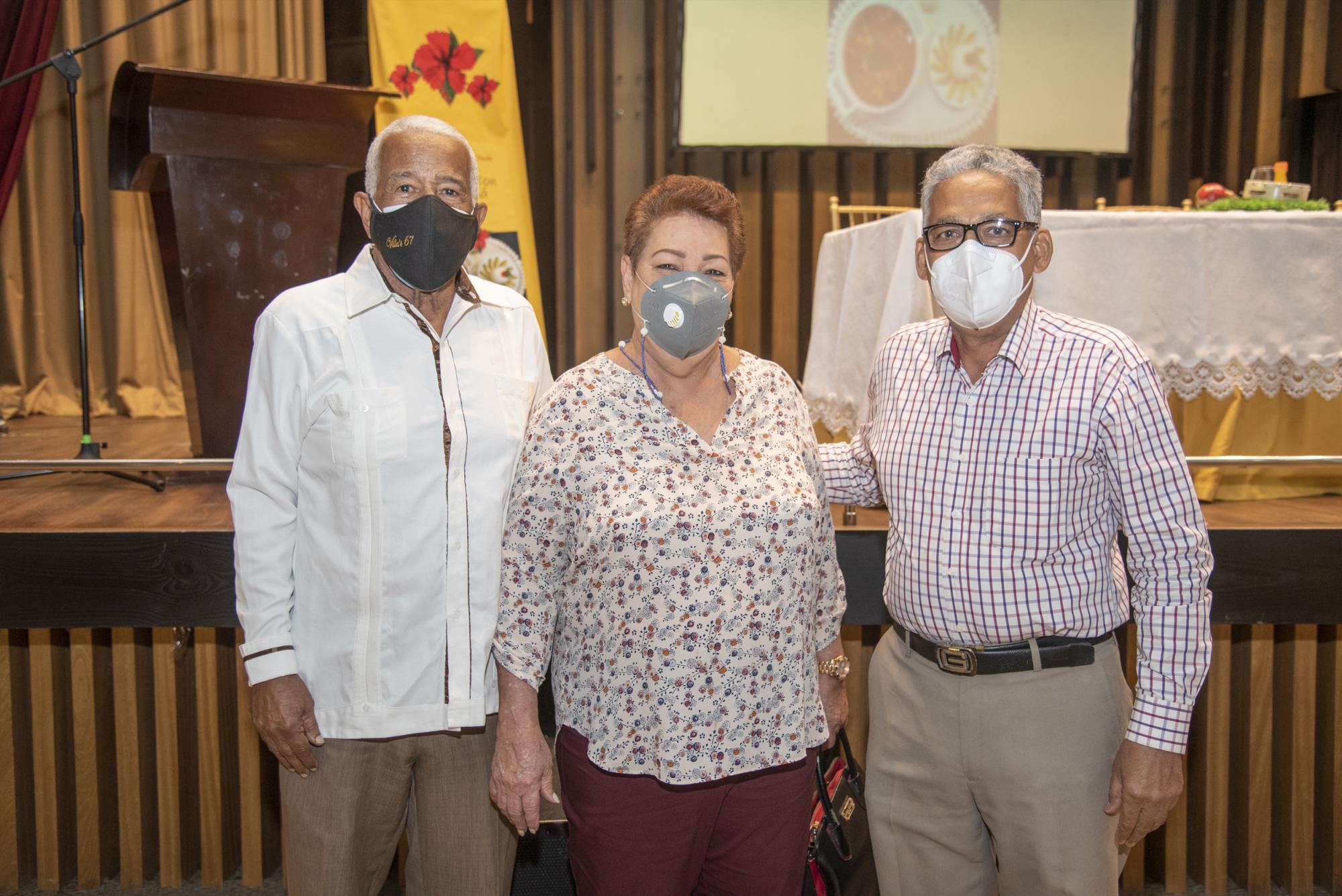 Rolando Miranda, Giovanni Sibilia y Neftalí Ventura. (Ricardo Hernández)