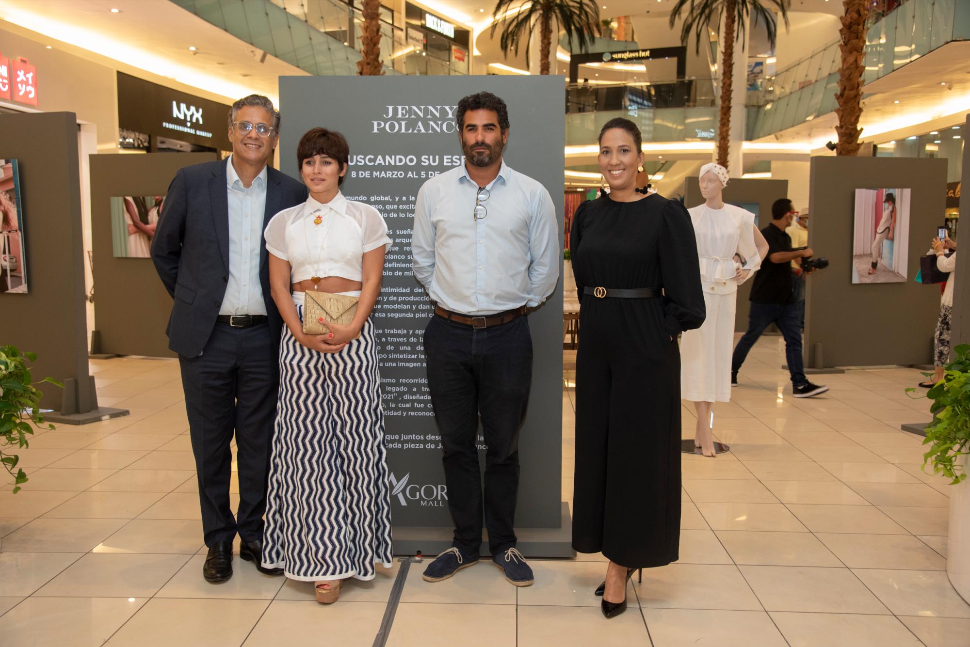 José Luis Polanco, Dafnee de Polanco, Luis Quiñones Polanco y Priscila Melo.