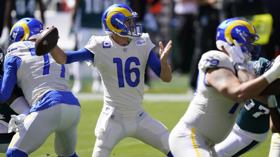 Rams vencen a Eagles con tres touchdowns de Higbee Rams vencen a Eagles con tres touchdowns de Higbee