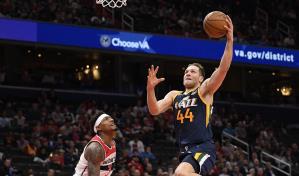 Jazz sigue enrachado con triunfo ante Wizards