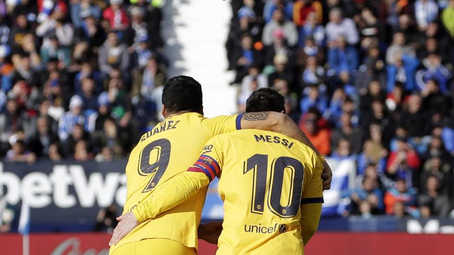En Madrid: Barcelona consuma remontada por 2-1 ante Leganés