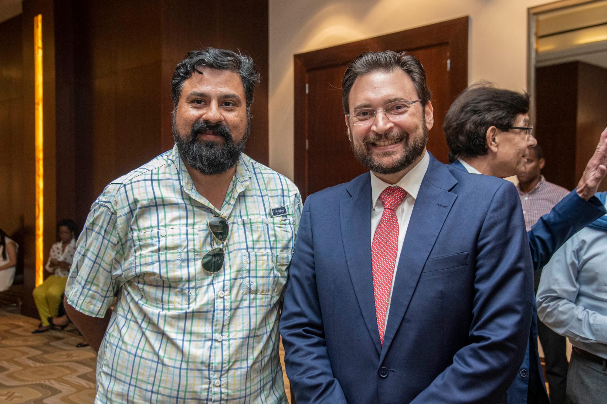 Marvin del Cid y Carlos Rodríguez Álvarez.