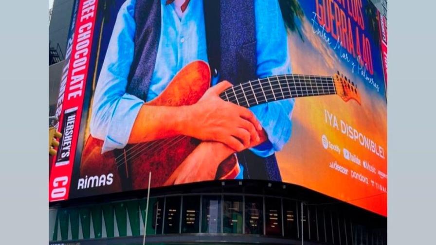 ¡Juan Luis Guerra en Times Square!