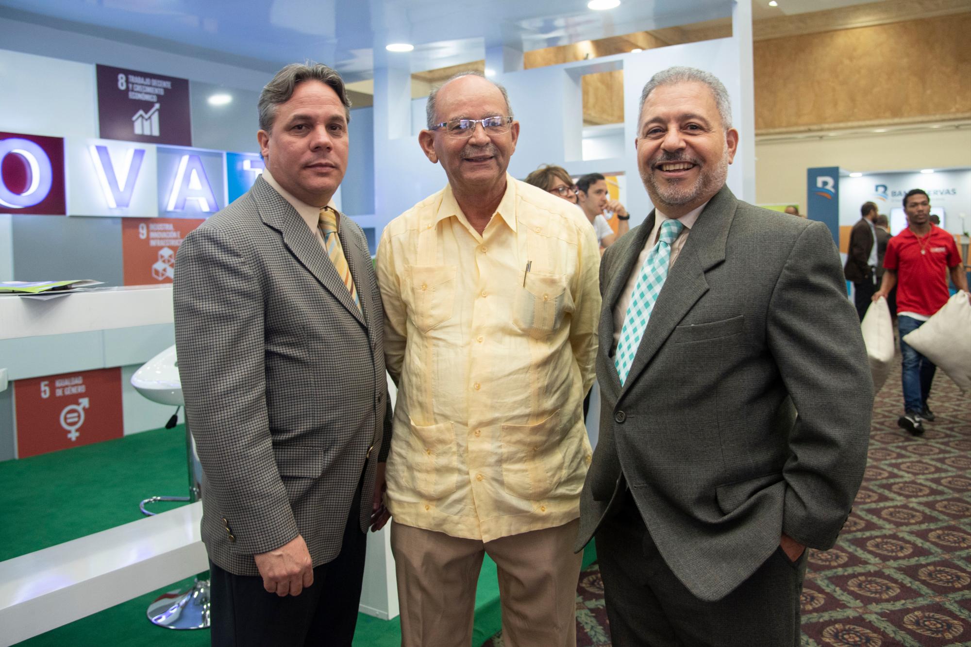 Henry Beras, Hector Sánchez y Leonel Castellanos.
