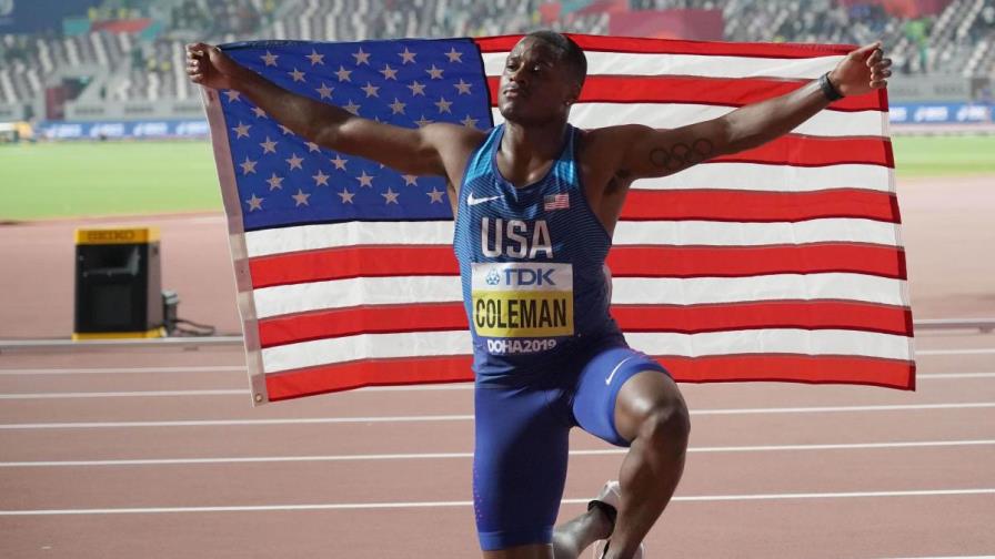 Christian Coleman, campeón de los 100 metros lisos, suspendido dos años por dopaje Christian Coleman, campeón de los 100 metros lisos, suspendido dos años por dopaje