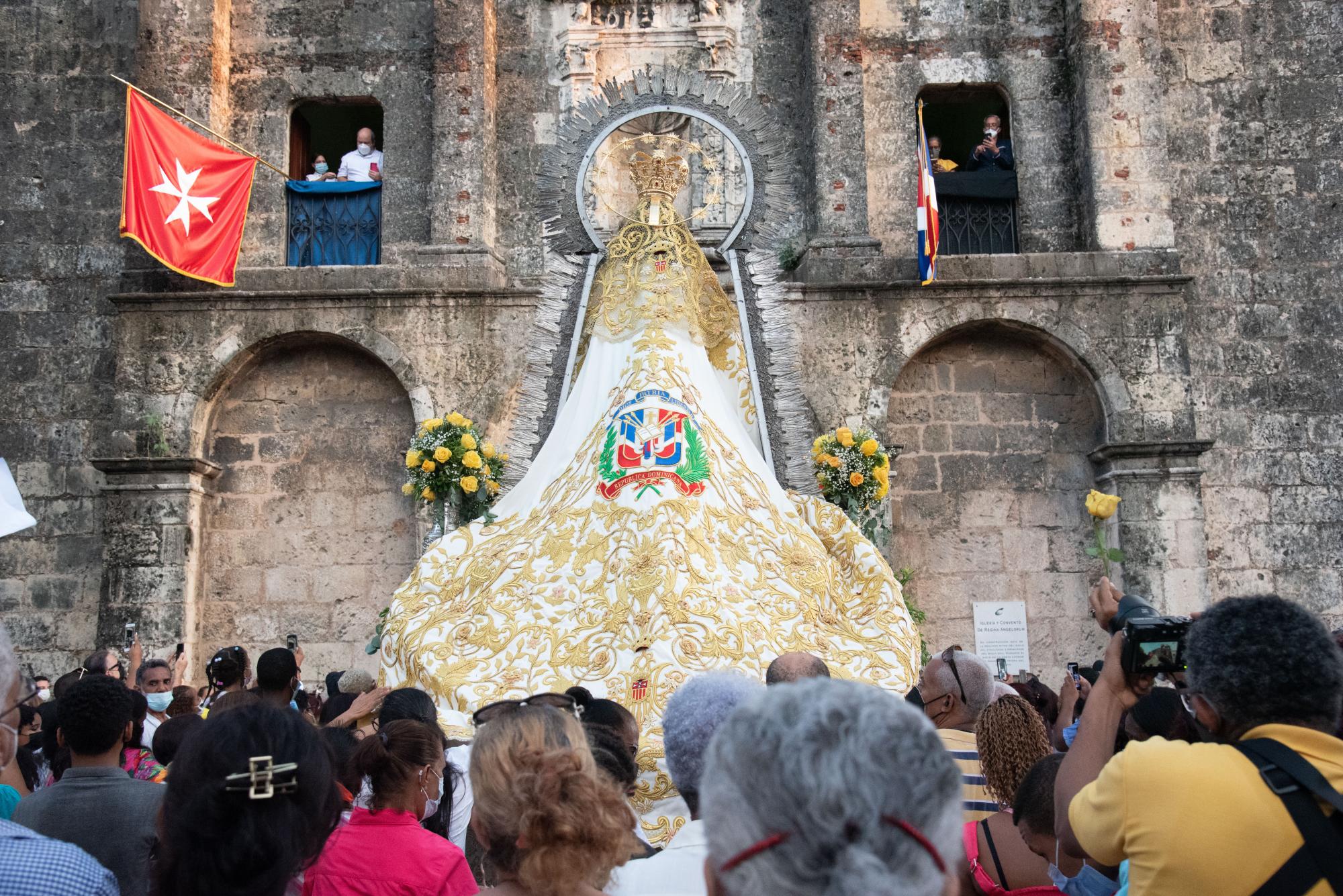 La majestuosidad marcó la celebración del Día de Nuestra Señora de Las Mercedes. (Foto: Francisco Arias / Diario Libre)