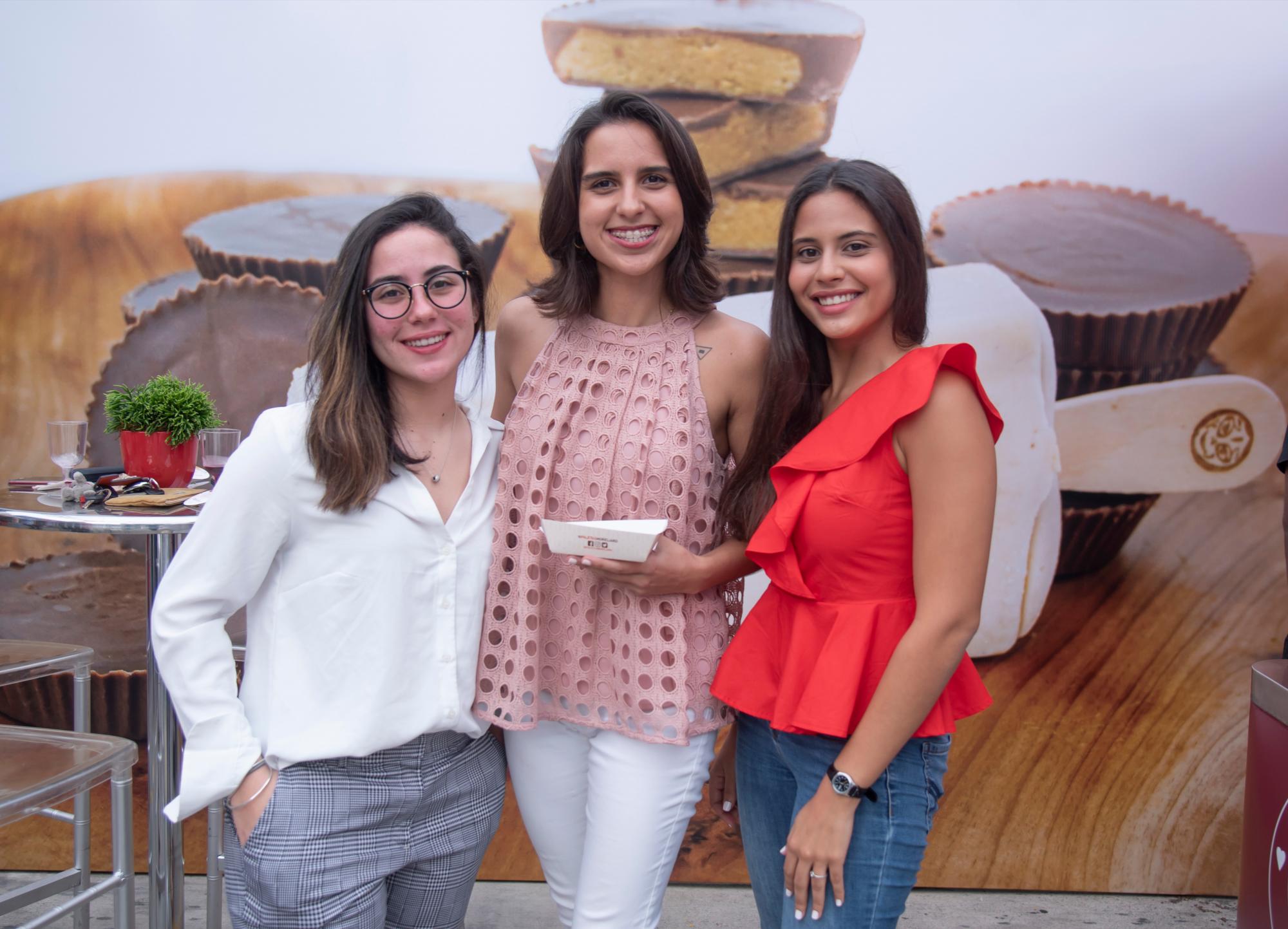 María Torrón, Laura Ravelo y Lisa de los Santos.