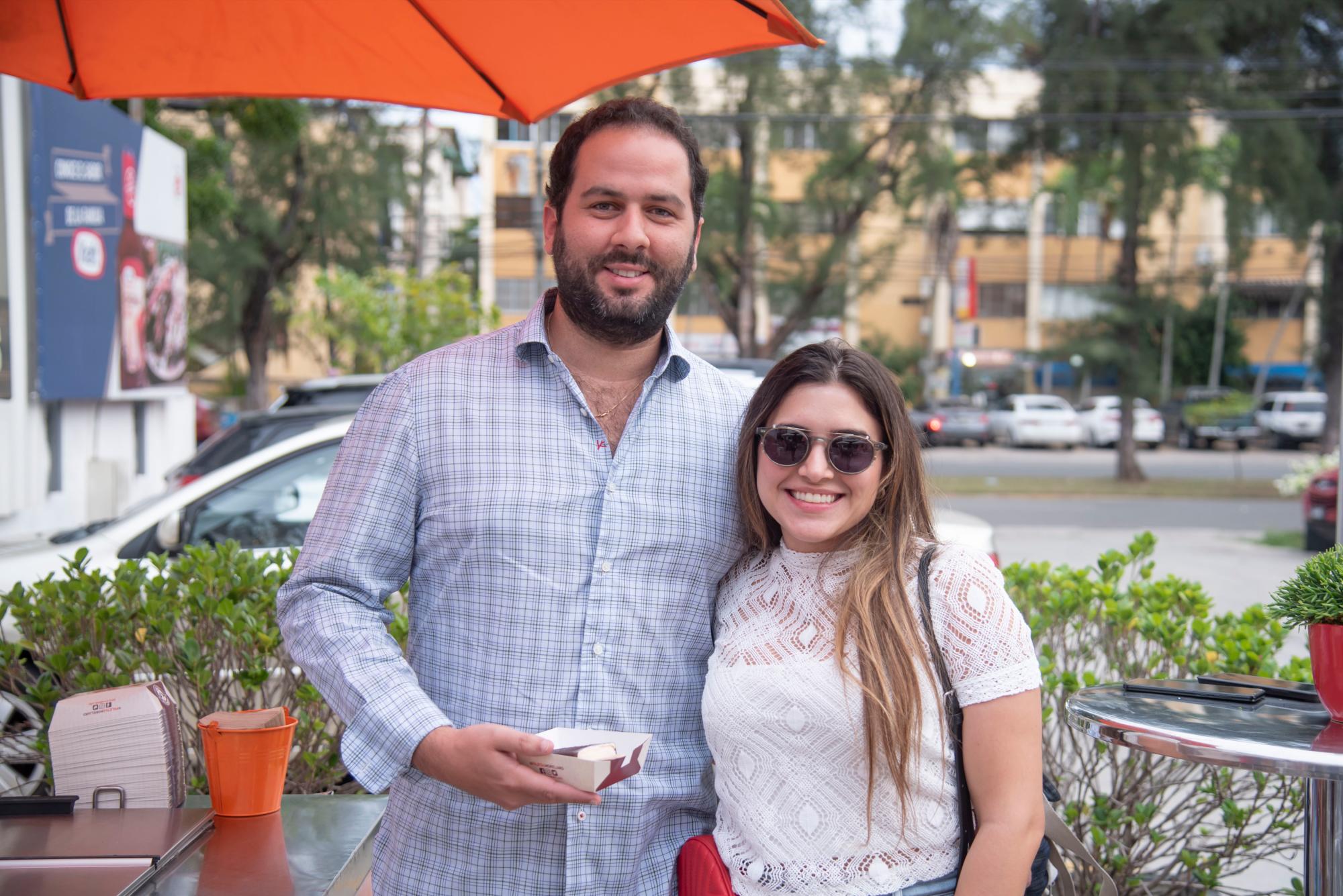 Renán González y María Melgen.