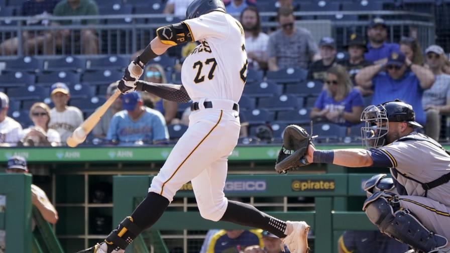 Con cuatro dobles de Newman, Piratas vapulean a Cerveceros