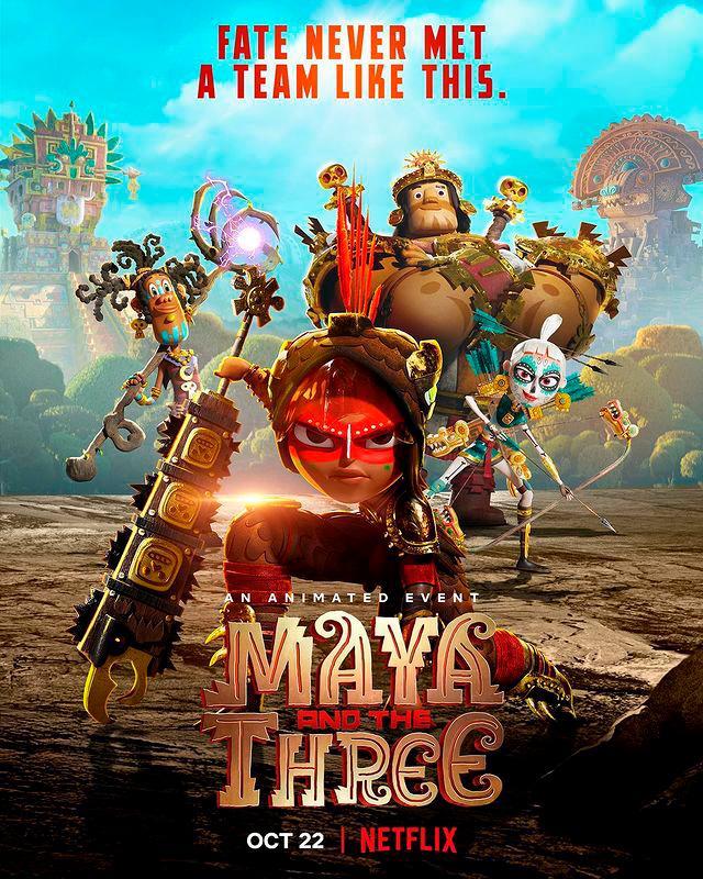 Maya y los Tres: Una aventura prehispánica llega a Netflix