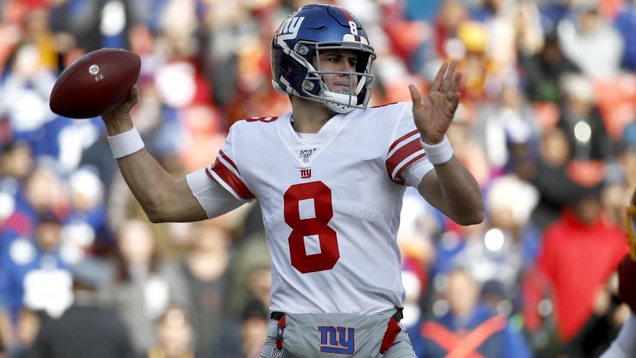 Jones lanza para 5 anotaciones; Giants superan a Redskins Jones lanza para 5 anotaciones; Giants superan a Redskins