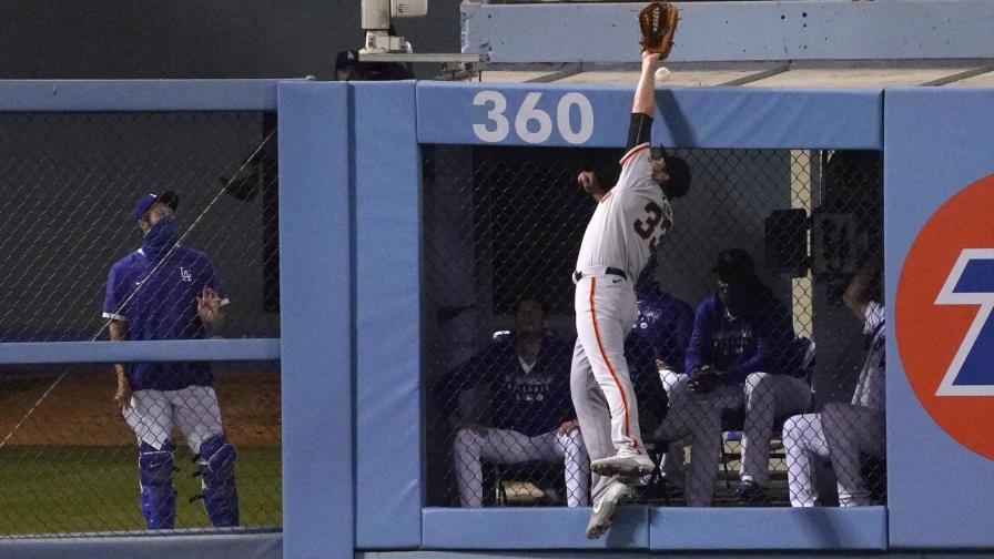 Dodgers barren a Samardzija, Gigantes con jonrones Dodgers barren a Samardzija, Gigantes con jonrones