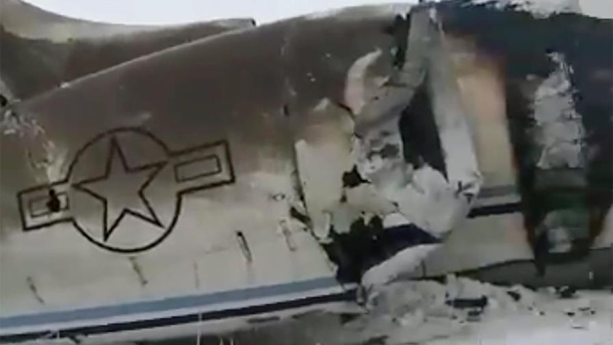 Talibán: avión estrellado es aeronave militar estadounidense