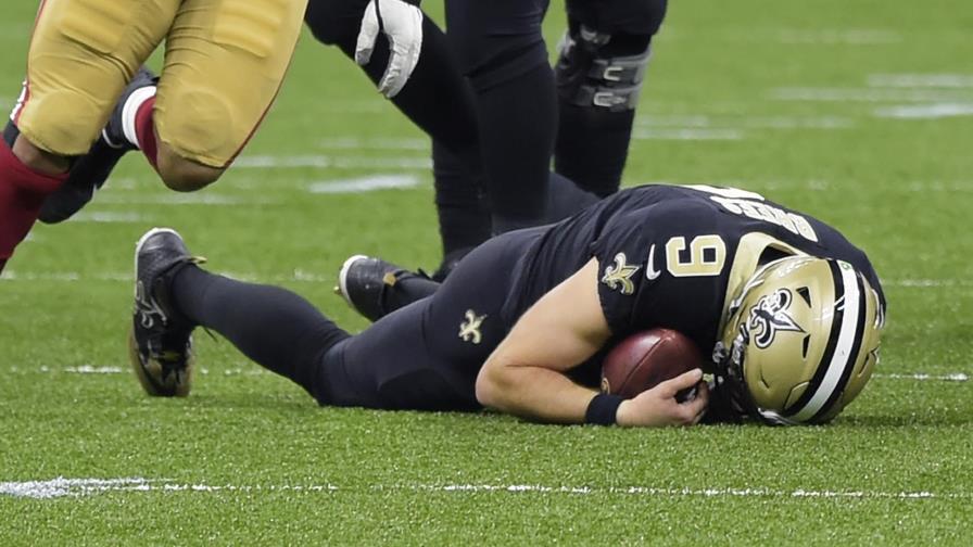 Brees se perderá al menos 3 partidos por lesión