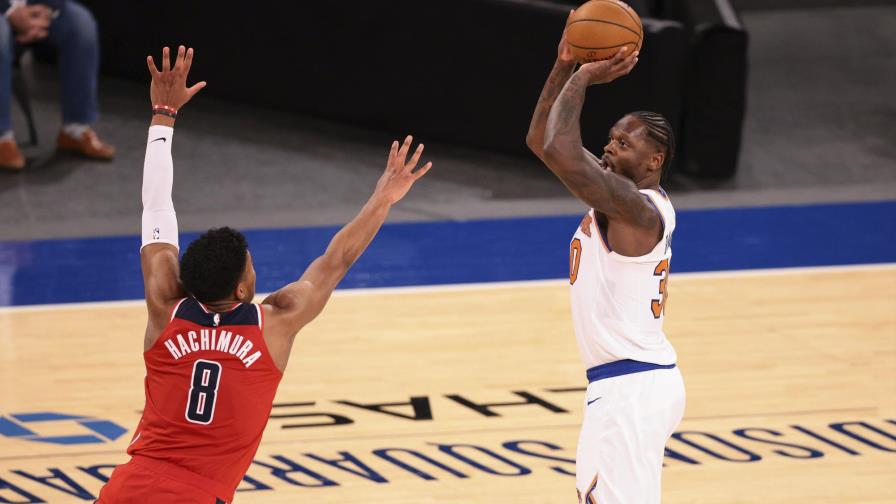 Randle anota 37 y Knicks apabullan a Wizards