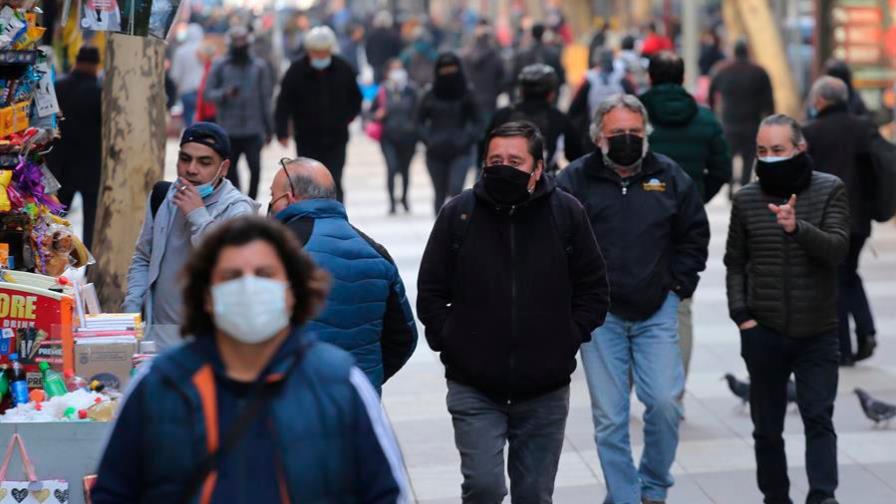 Chile registra por segundo día consecutivo tasa de postividad menor al 5 %