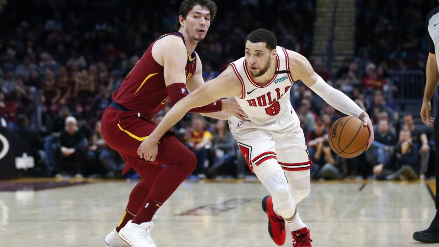LaVine lidera victoria de Bulls ante Cavs con 44 puntos