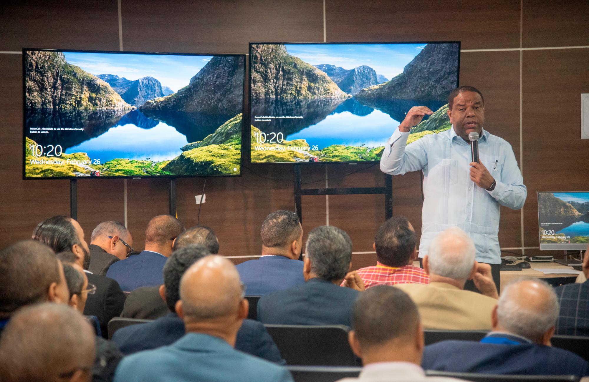 El delegado del Partido de la Liberación Dominicana (PLD), Danilo Díaz.