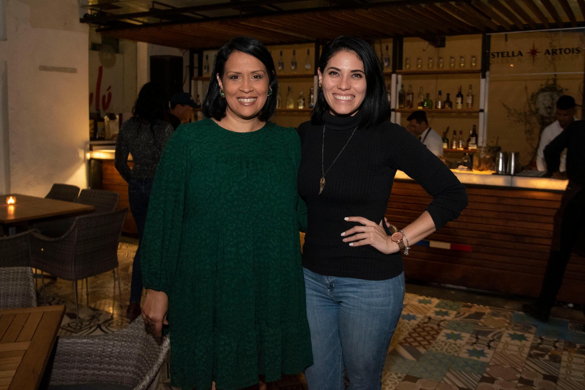 Angelle Ginebra y Lidia López.