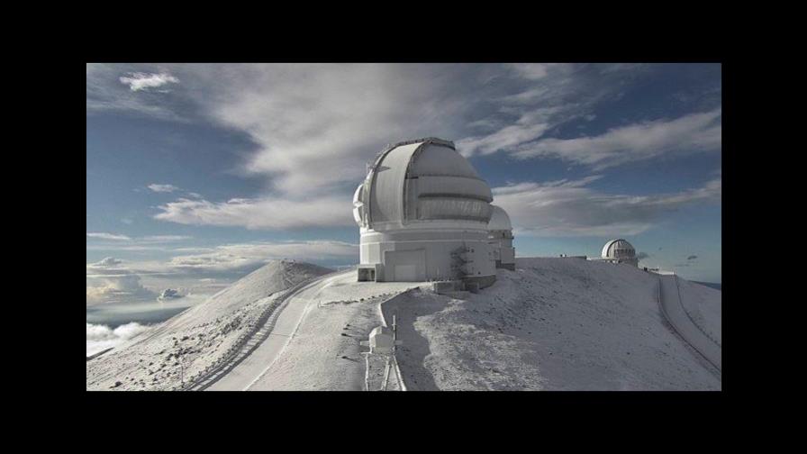 Alertan de tormenta de nieve para montañas de Hawai