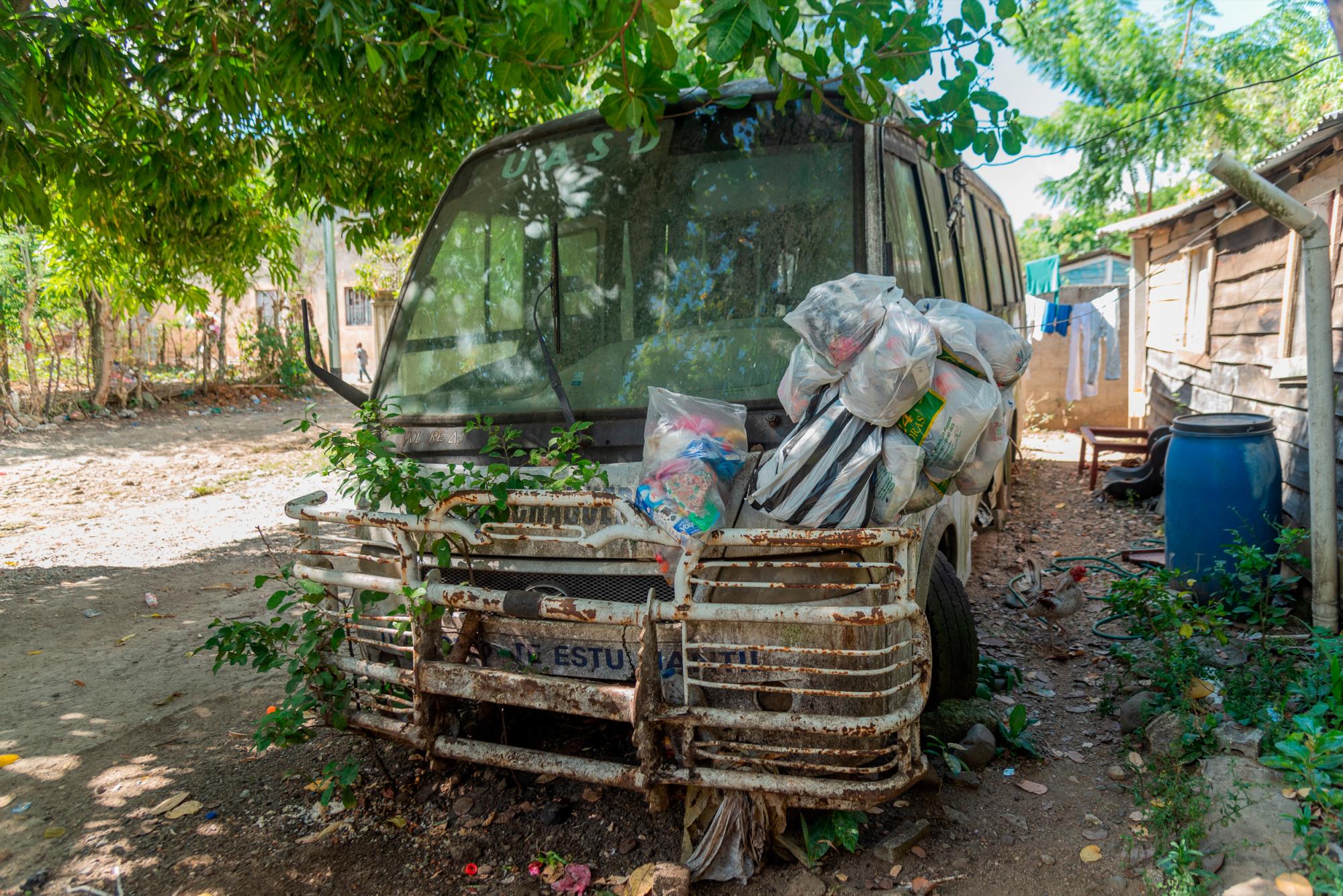 Esta era la única guagua que se utilizaba para transportar a los estudiantes universitarios.