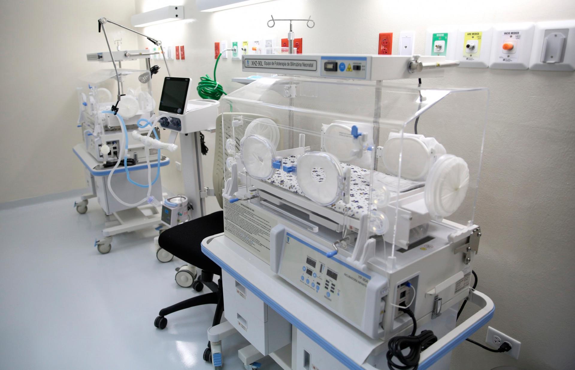 Vista del área neonatal.