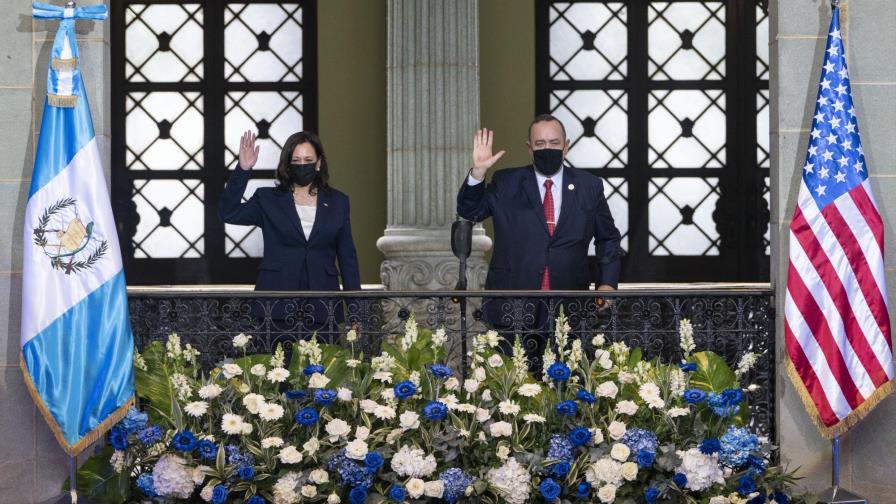 Harris en Guatemala, encara problemas que causan migración Harris en Guatemala, encara problemas que causan migración