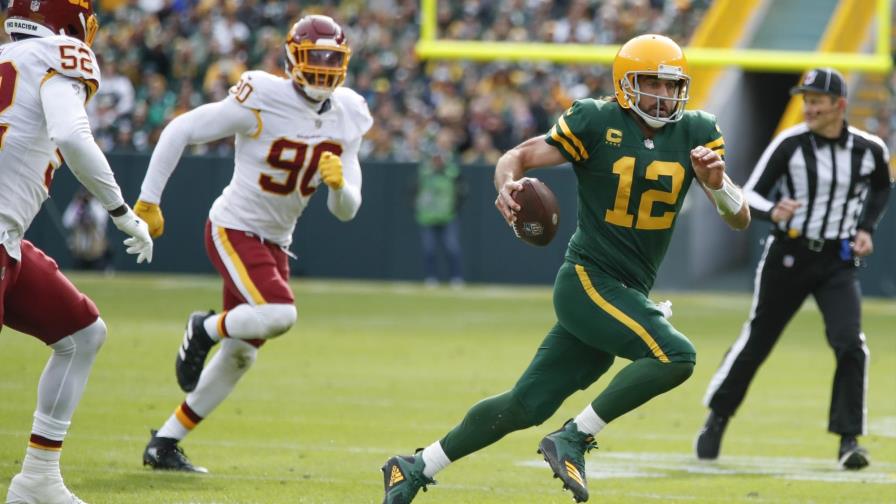 Packers ligan sexto triunfo al vencer 24-10 a Washington