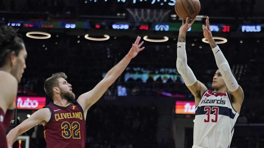 Wizards superan a Cavs con triple de Kuzma