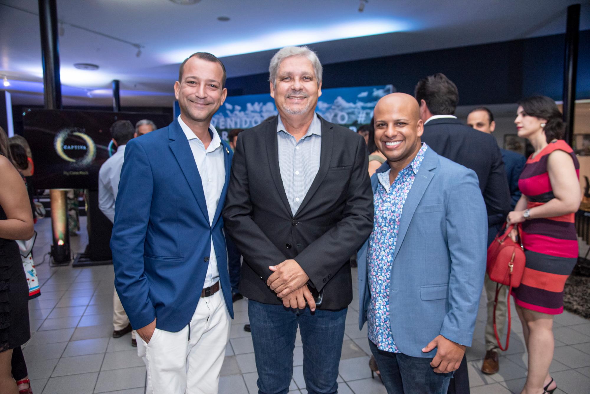 Alejandro Pedemonte, Manuel Pacheco y Neit Nuñez.