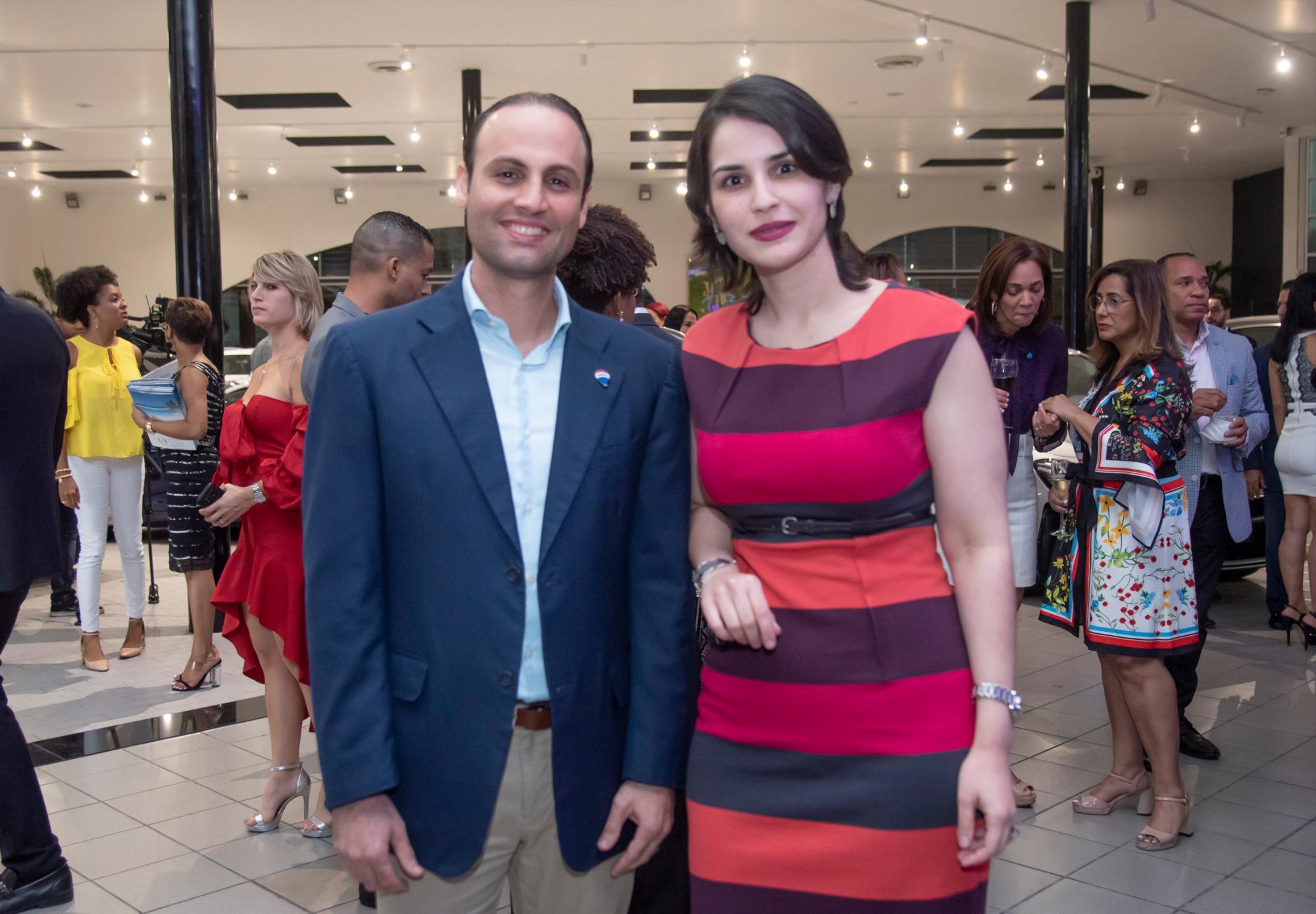 Livingstone Mirabal y Yolanda Valerio.