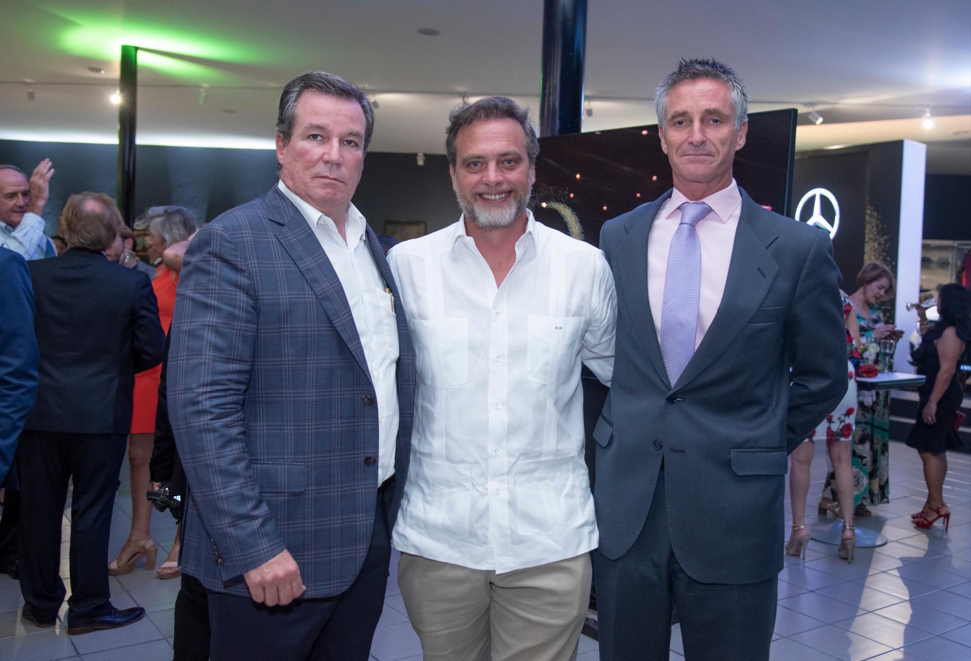 José González del Rey, Borja Buera y Alvaro Diez. 