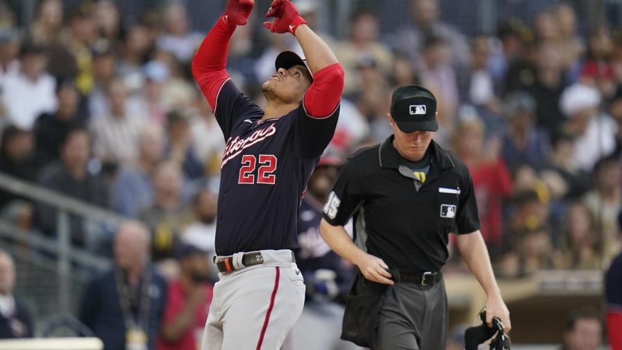 Soto jonronea, los Nacionales arrasan a los Padres 15-5