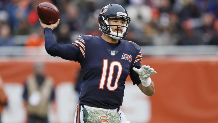 Trubisky y Bears vencen a Lions carentes de Stafford