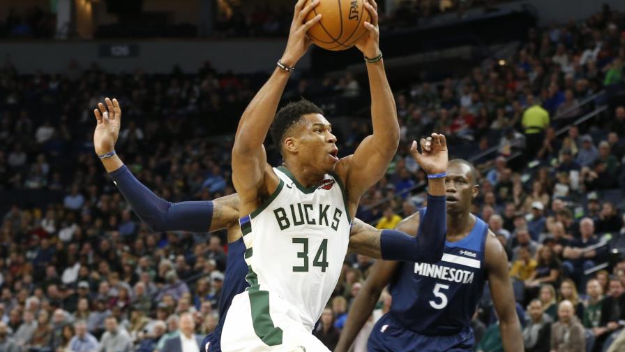 Antetokounmpo guía a Bucks a triunfo sobre Wolves Antetokounmpo guía a Bucks a triunfo sobre Wolves