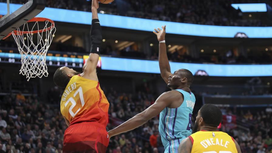 Gobert impulsa al Jazz en su triunfo 109-92 sobre Hornets