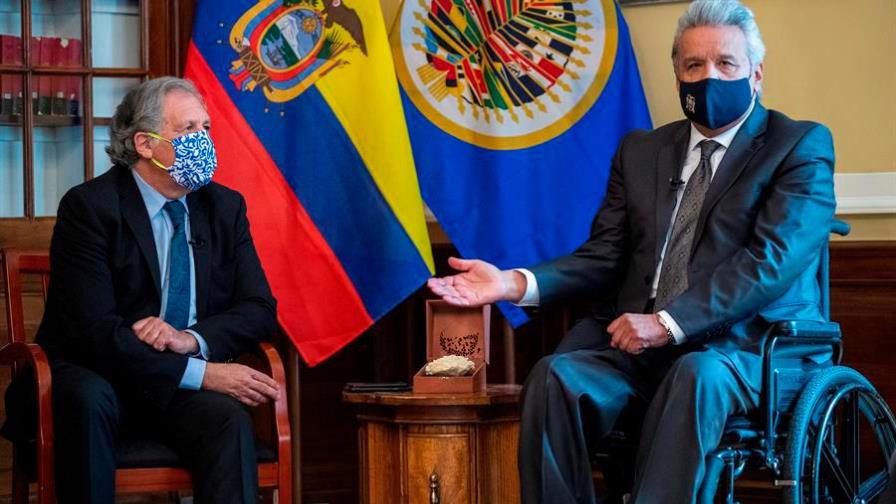 Lenin Moreno y Almagro repasan la relación con la mirada en la pandemia