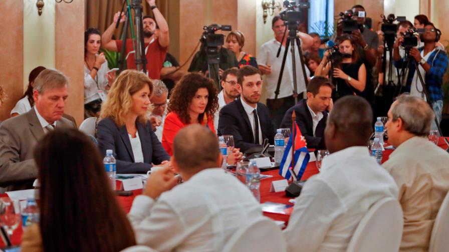 Cuba y la UE abordan en La Habana el recrudecimiento del embargo de EE. UU. Cuba y la UE abordan en La Habana el recrudecimiento del embargo de EE. UU.