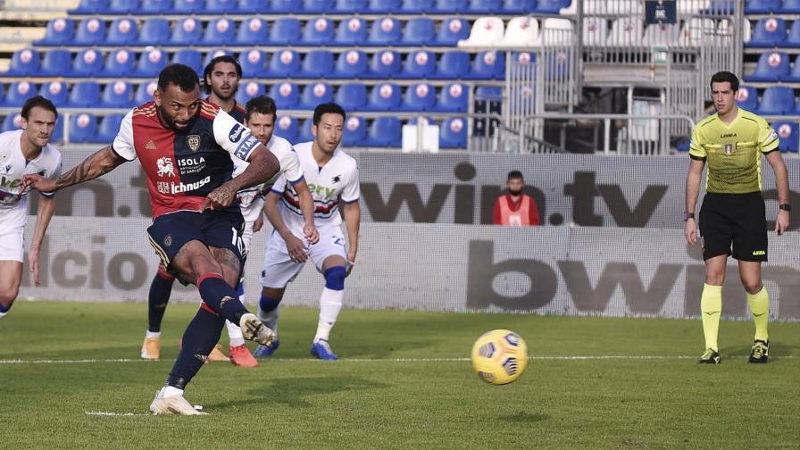 Uruguayo Nández anota en triunfo de  Cagliari