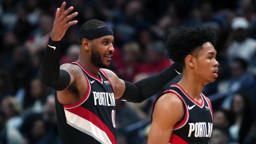 Pelicans estropean debut de Anthony con Blazers Pelicans estropean debut de Anthony con Blazers