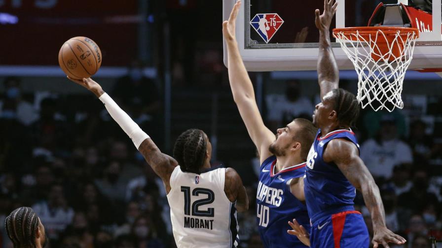 Morant anota 28 puntos, lidera a Grizzlies ante los Clippers