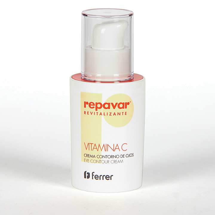 Repavar Revitalizante. Rica en vitamina C, A y E, disminuye las bolsas y atenua las ojeras con su profunda acción antioxidante y antiarrugas. Para pieles desvitalizadas y fatigadas.
