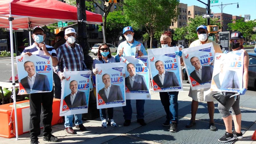 El PRM en Nueva York se moviliza en “Un día con Luis”
