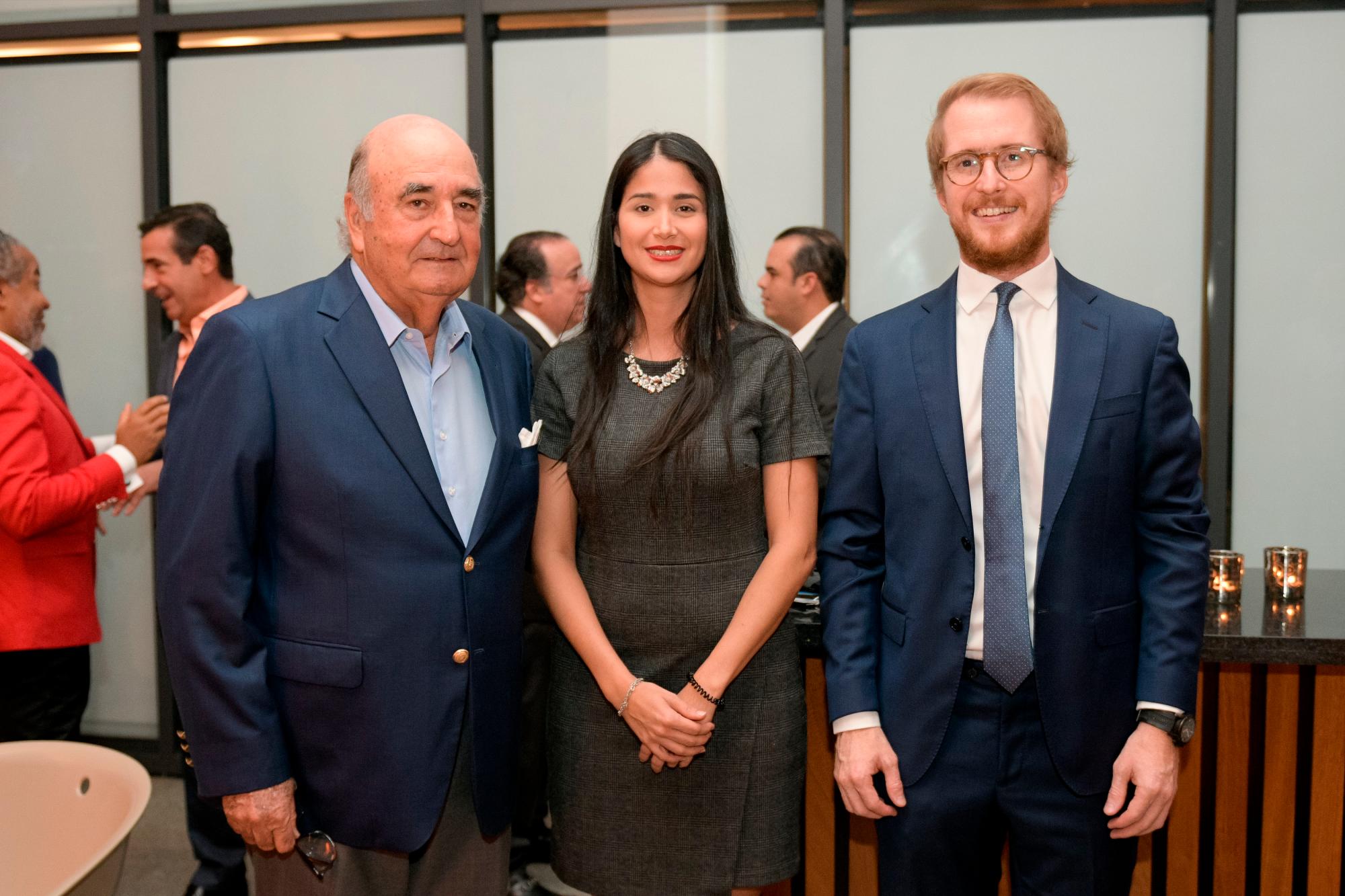 Juan Jose´ Arteaga, Alexandra Gartner y Christian Cabral.