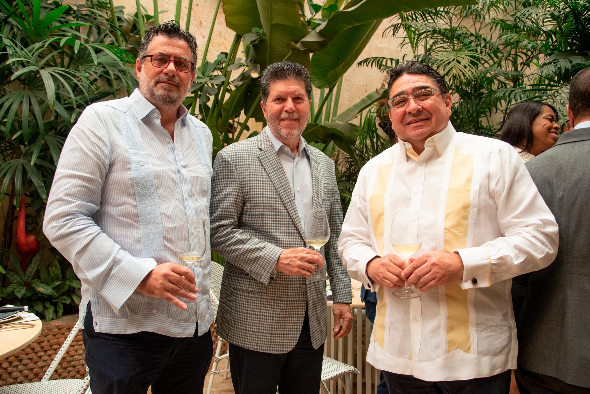 Xabier Pacios, Luis Ross y Miguel Calzada.