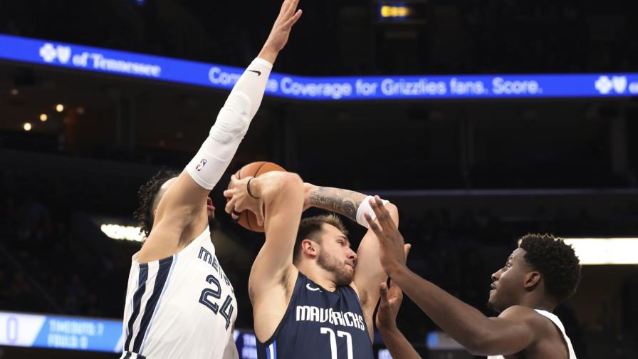 Doncic anota 24 unidades; Mavericks doblegan a Grizzlies Doncic anota 24 unidades; Mavericks doblegan a Grizzlies