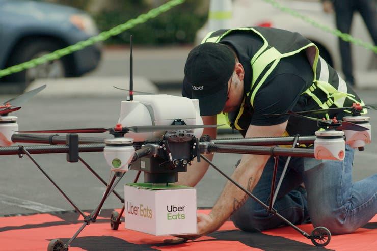 Uber probará entrega comida con drones